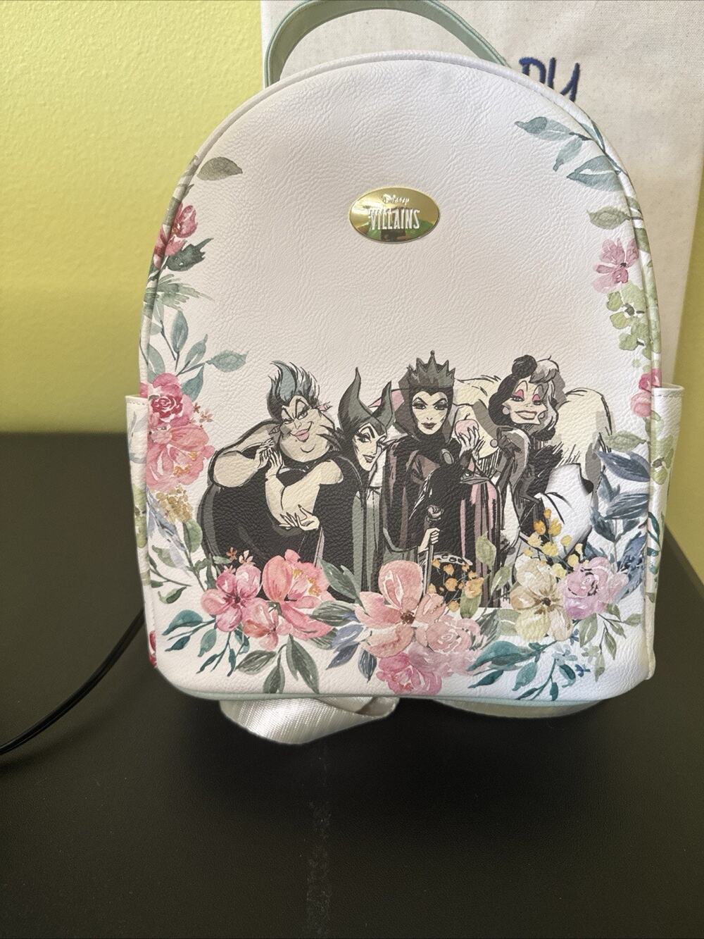 Disney Villains Floral Mini Backpack Loungefly
